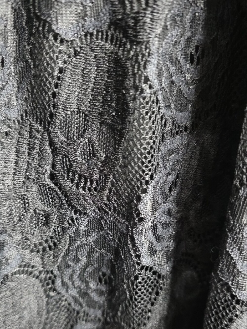 Hot Topic Black Lace Maxi Dress with Scoop Neckline - Picture 6 of 8